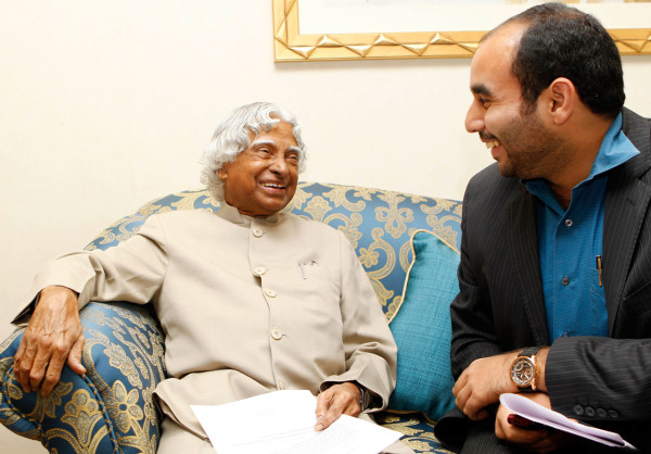 Dr APJ Abdul Kalam with Muaz Shabandri