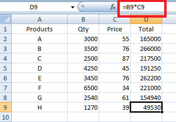 when to use relative cell reference in Excel