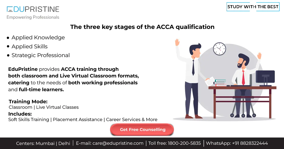 Levels of ACCA COURSE, ACCA COURSE DETAILS