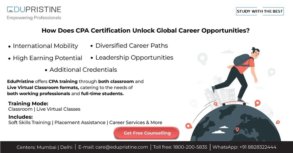 CPA CERTIFICATION FOR GLOBAL SUCCESS