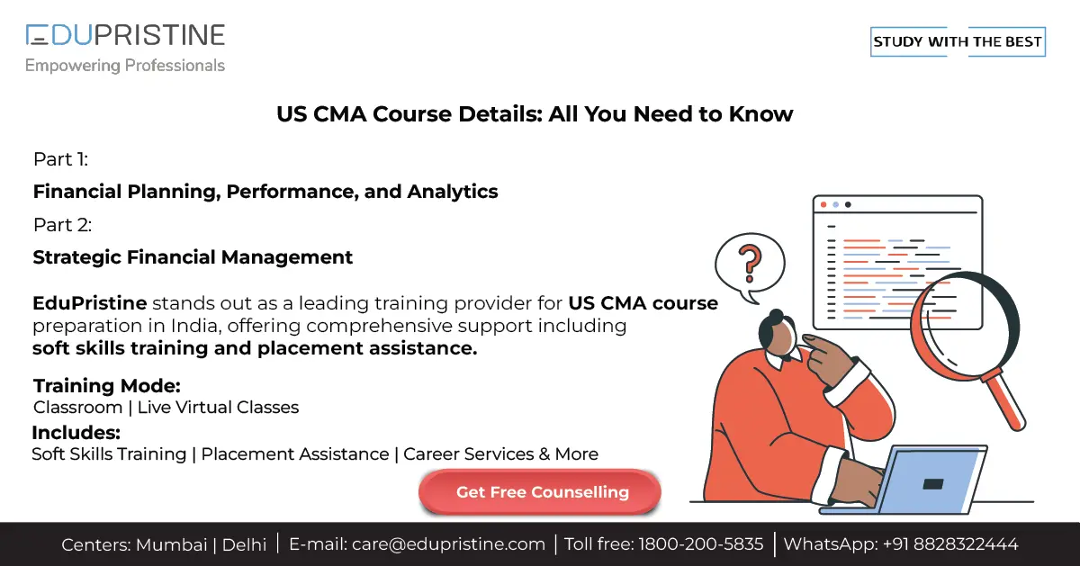 US CMA COURSE DETAILS, US CMA CERTIFICATION FULL DETAILS