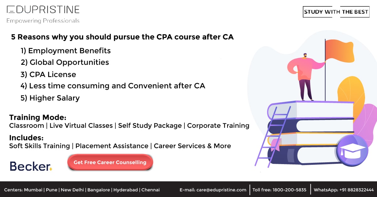 5 Reasons why you should pursue the CPA course after CA