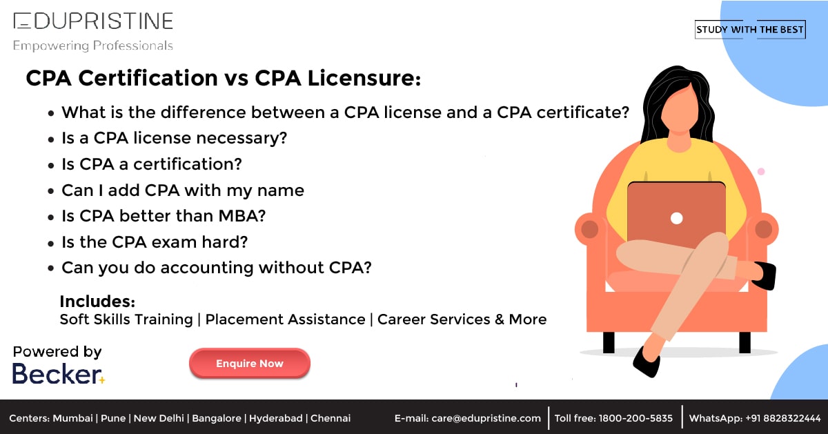 Is CPA a license or certification?