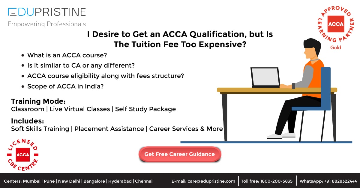 I Desire to Get an ACCA Degree, but the Tuition is too Expensive. Why is the ACCA Course Expensive?