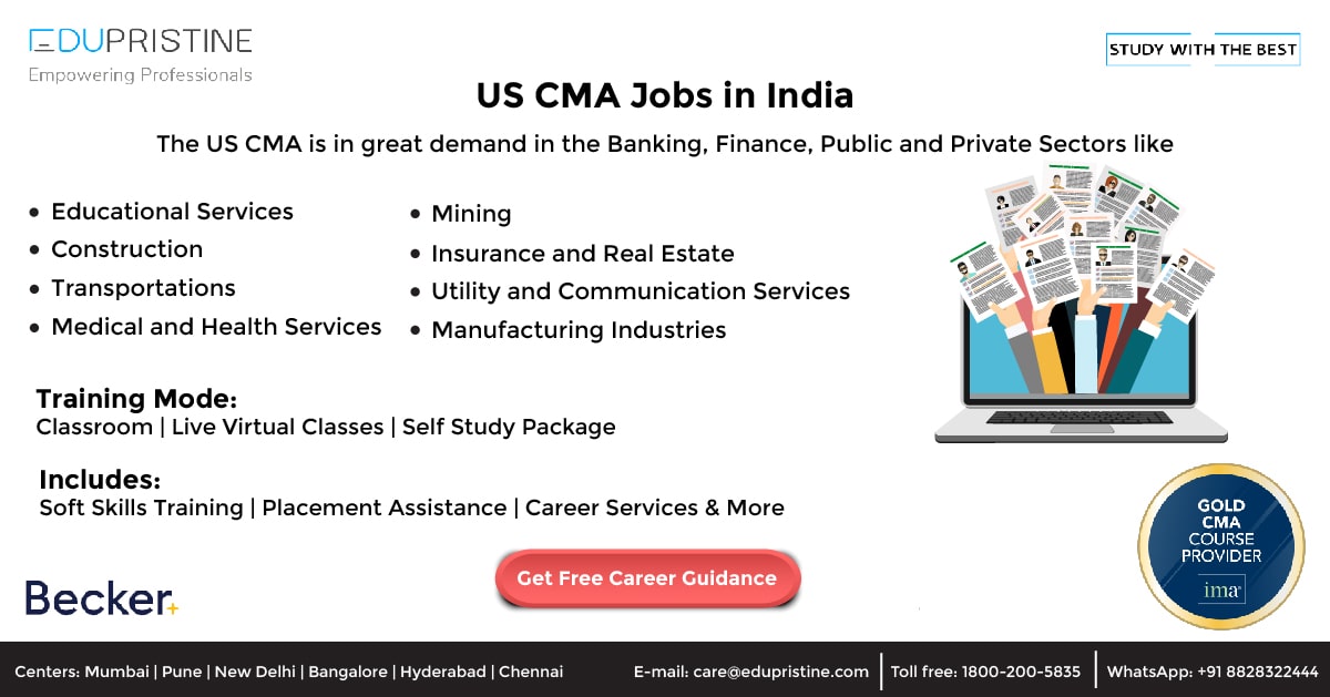 US CMA Jobs in India
