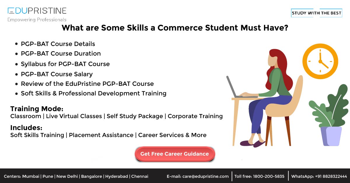 What are The Top Skills a Commerce Student Must Have EduPristine