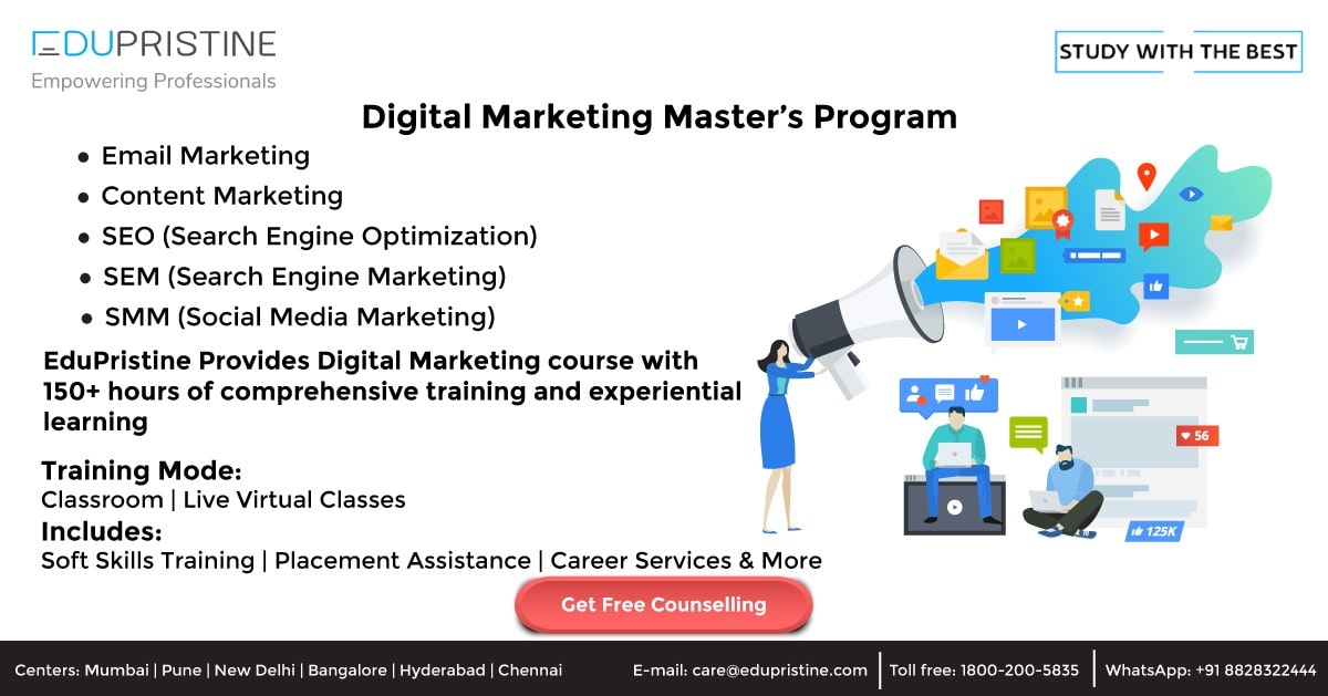 Digital Marketing Masterâ€™s Program 