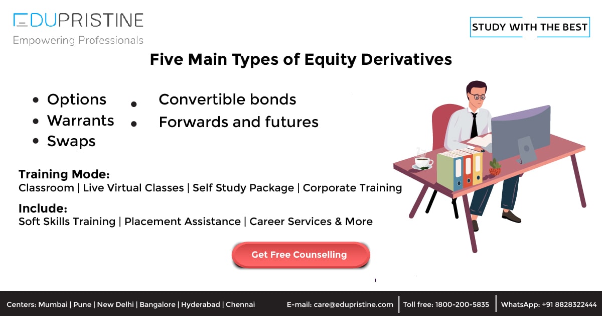 Five Main Types of Equity Derivatives