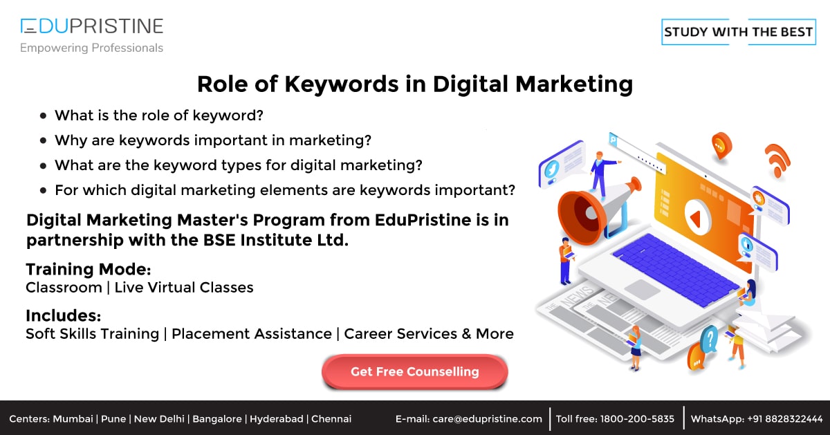 Role of Keywords in Digital Marketing 