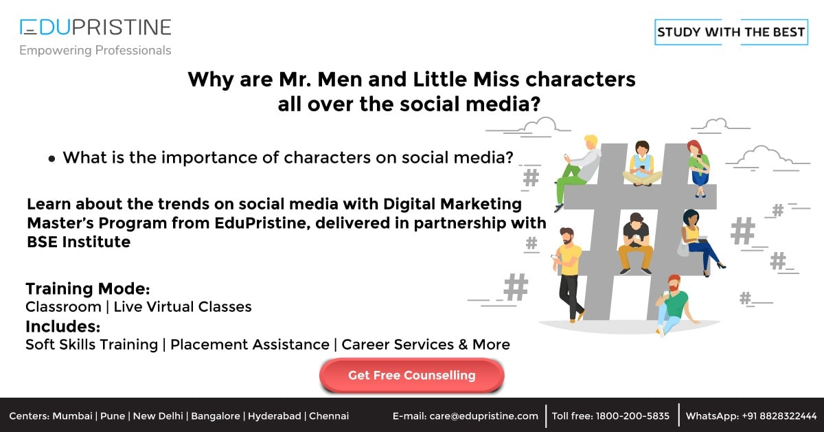 Why are Mr. Men and Little Miss characters all over the social media?