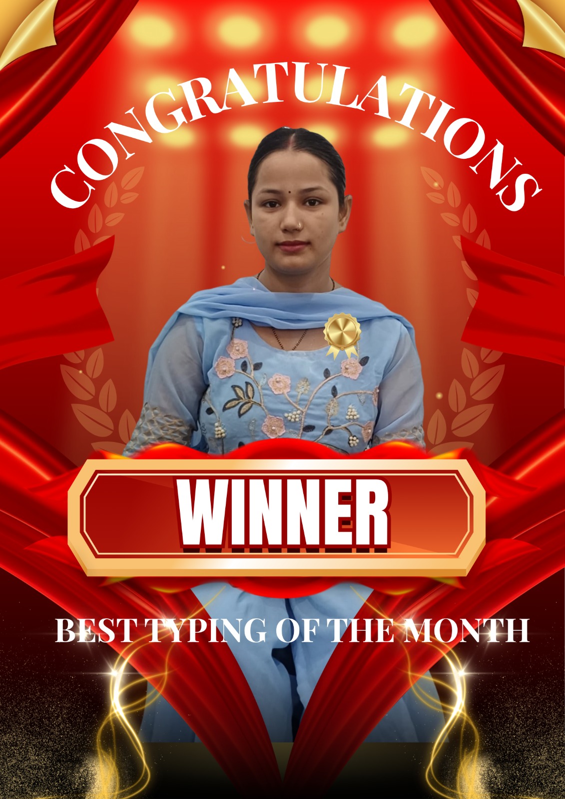 English Typing winner win 1000 Cash