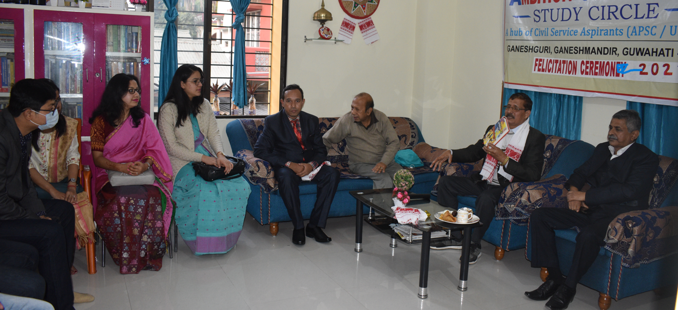 Feclicitation of successful aspirants of APSC -CCE from ACS-SC
