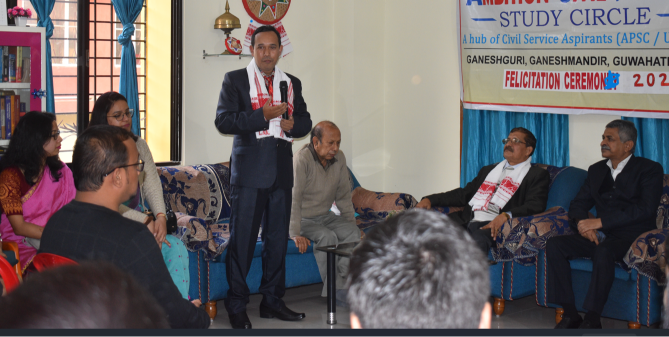felicitation of successful APSC-CCE aspirants from ACS--SC