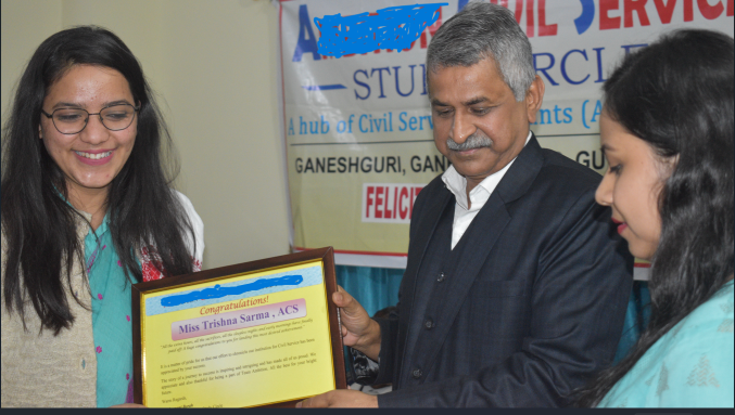 felicitation of successful APSC-CCE aspirants from ACS--SC