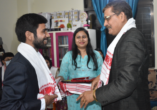felicitation of successful APSC-CCE aspirants from ACS--SC