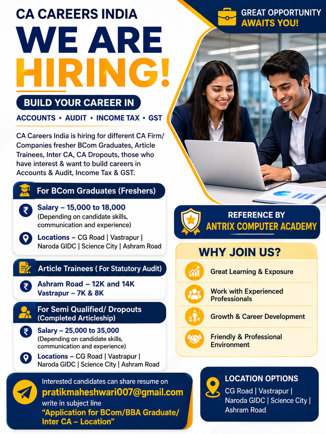 CA Careers india