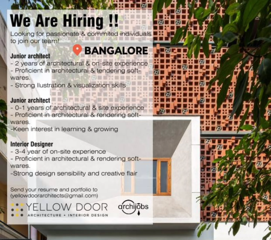 Junior Architect , Interior Designer