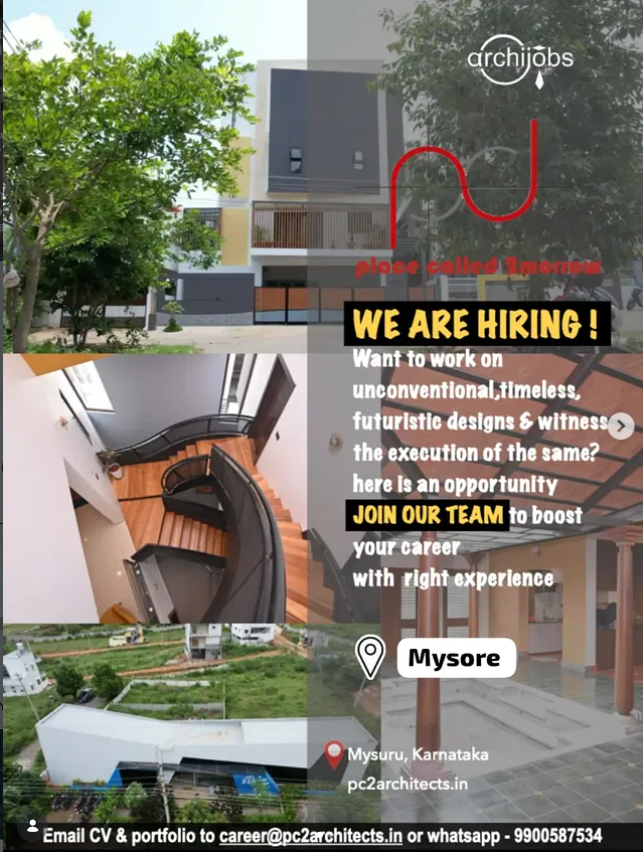 Junior Architect, Interior Designer