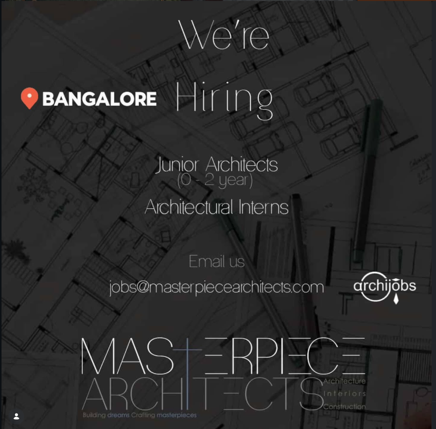 Interns, Junior Architects
