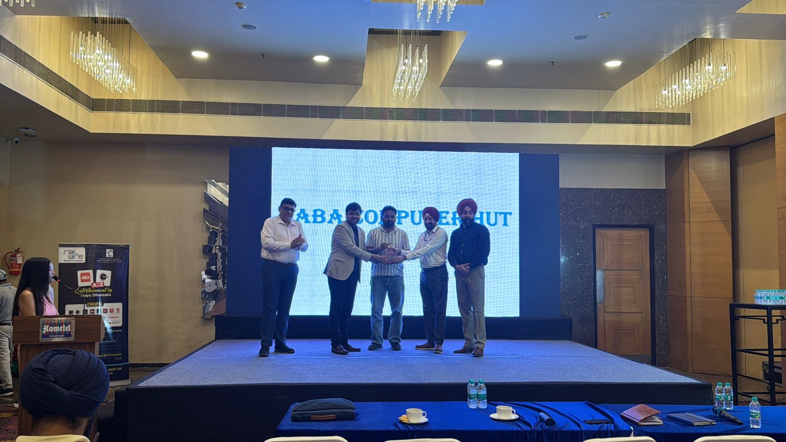 ACHIEVED AWARD FOR RAILTEL NETWORK GOVT. OF INDIA