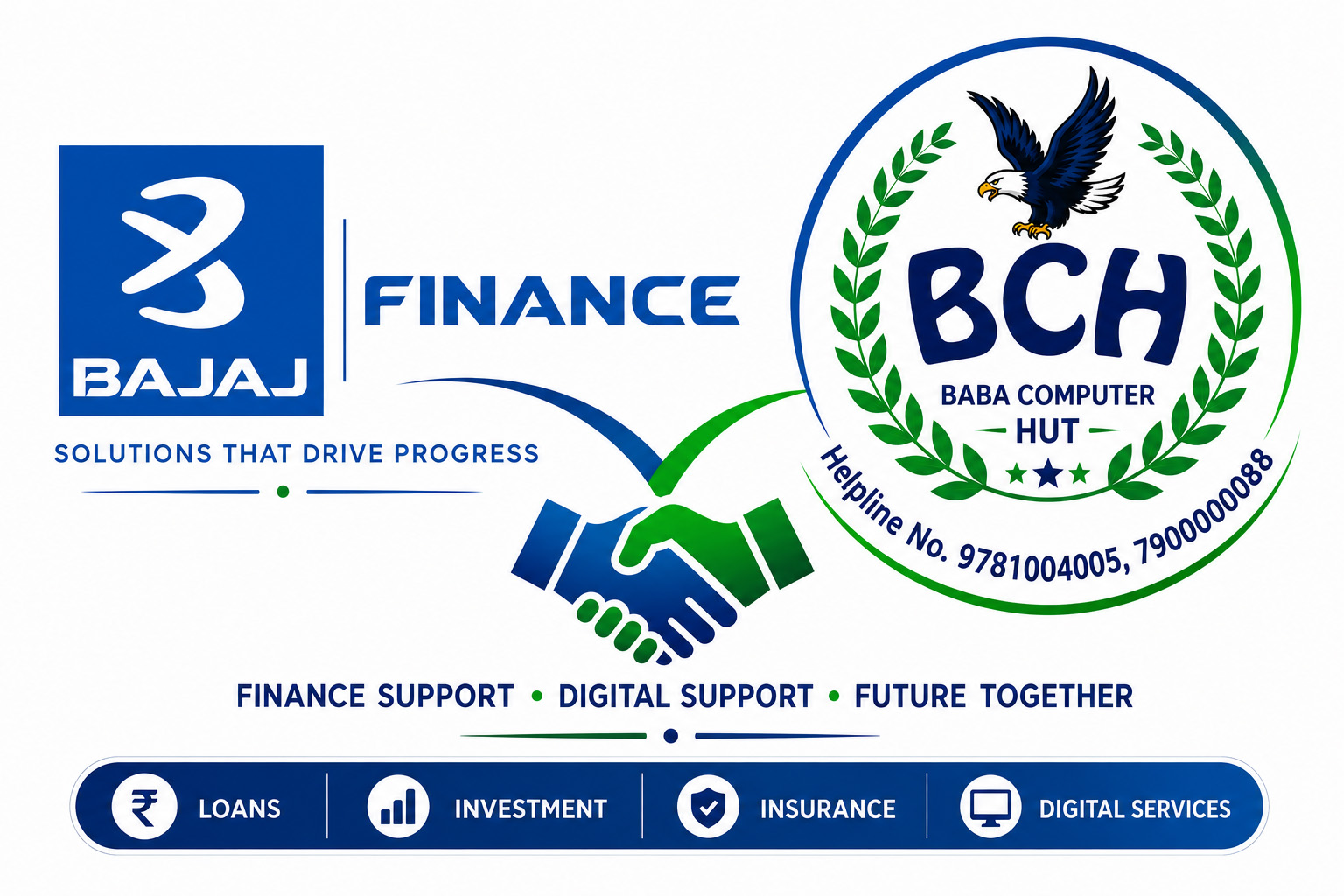 BAJAJ FINSERV PARTNER BABA COMPUTER HUT