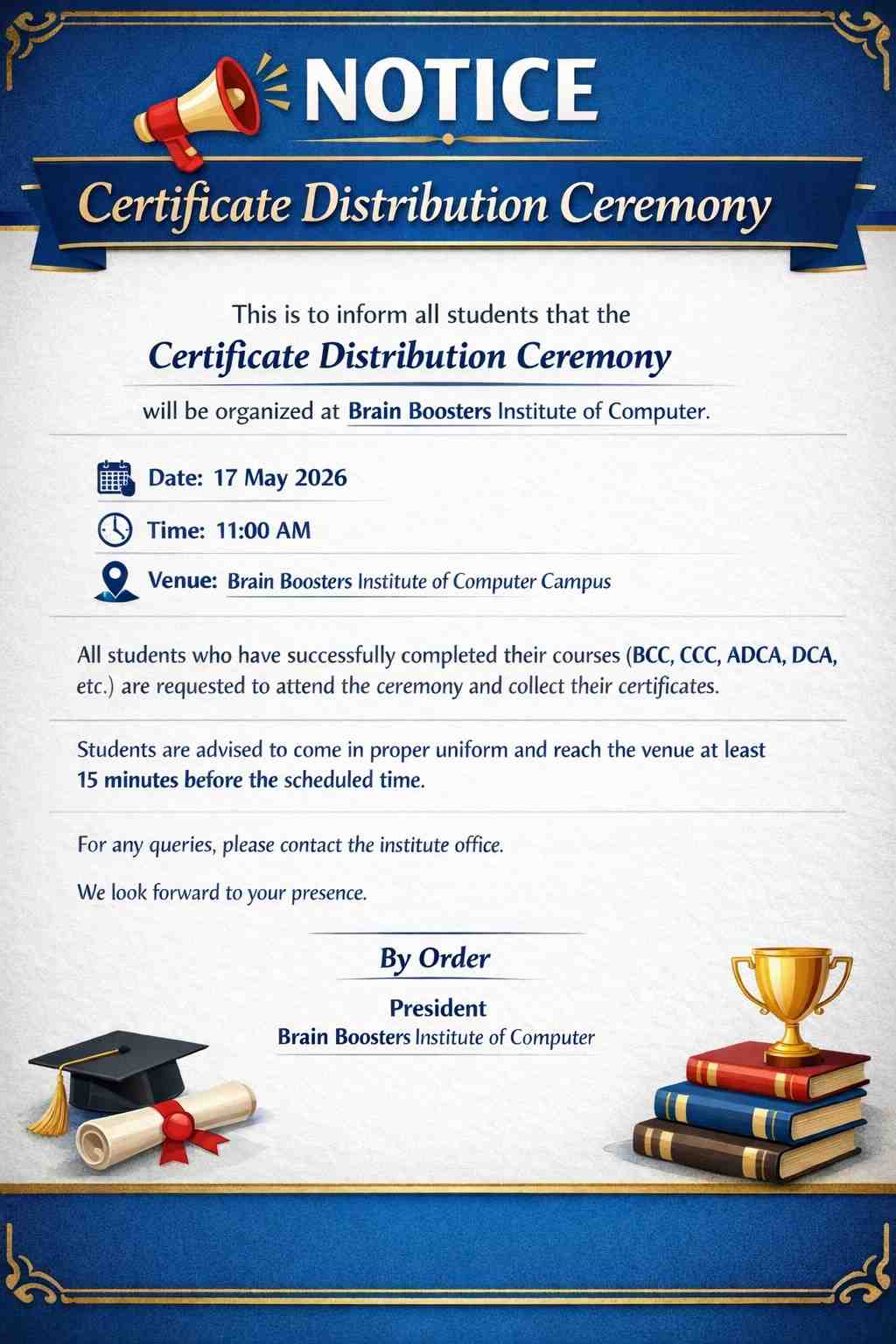 Certification Distribution Image