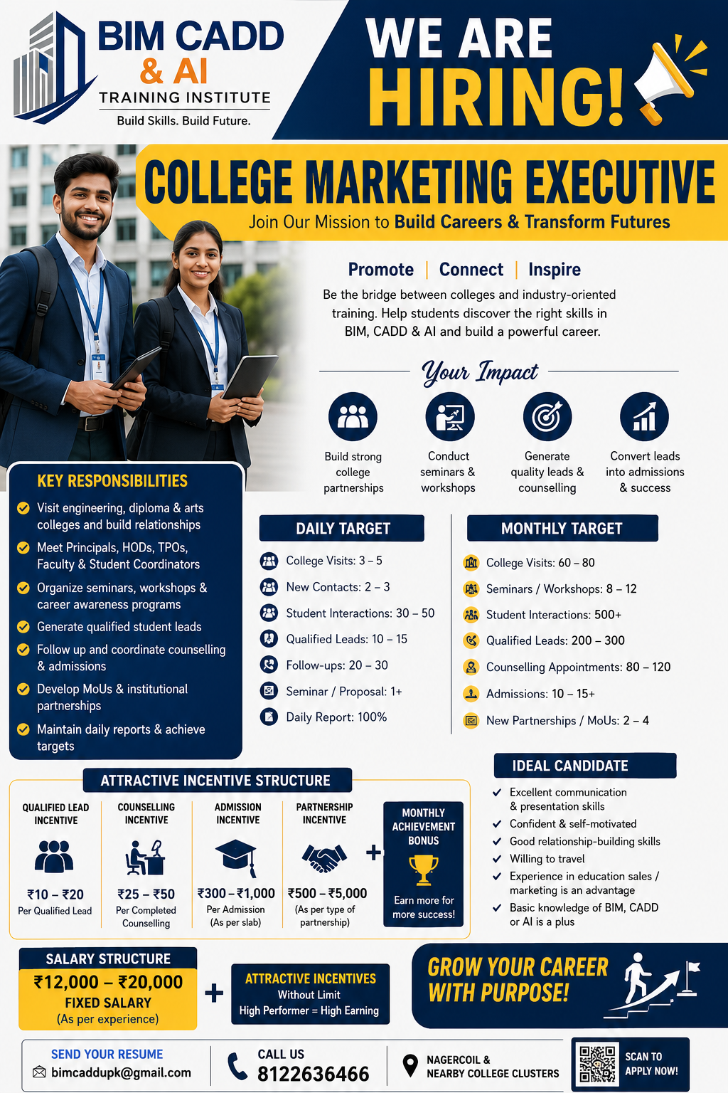 College Marketing Executive / College Relations Executive