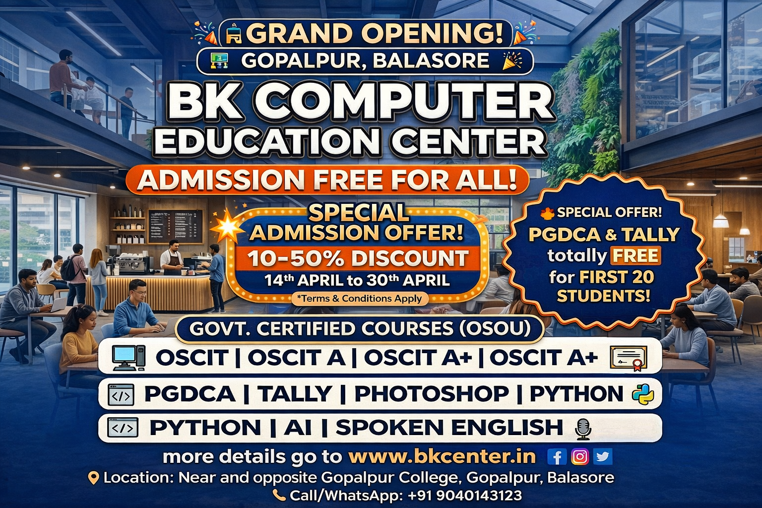 Grand Opening – Start Your Career Today!