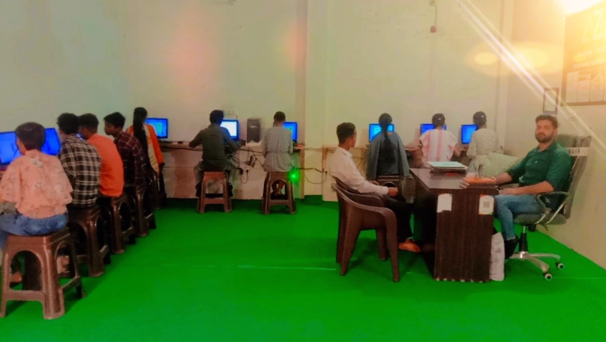 Students Learning Computer