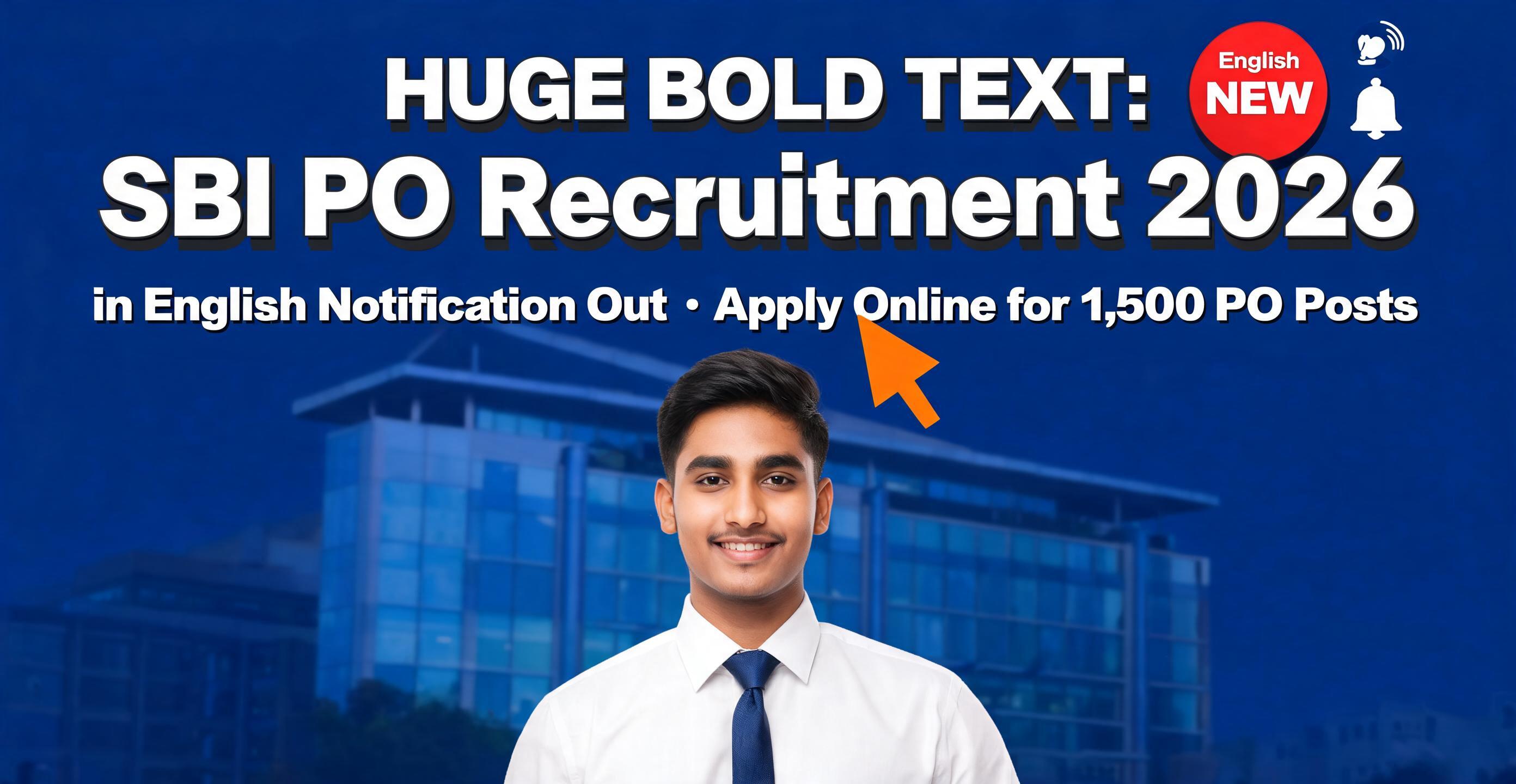 SBI PO Recruitment 2026