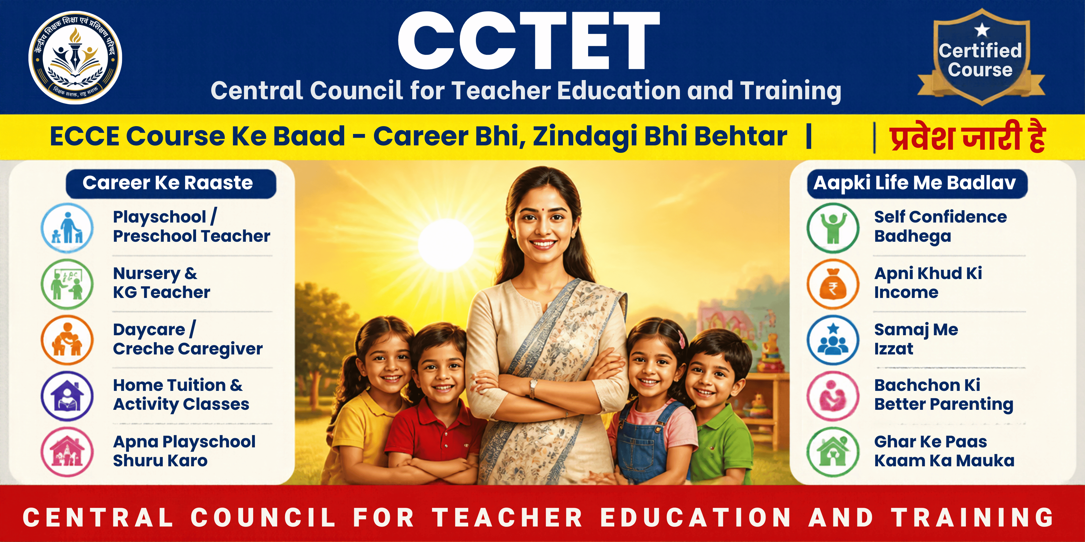 ECCE Course Karein, Practical Skills Seekhein Aur Apne Career Ko Nayi Udaan Dein!