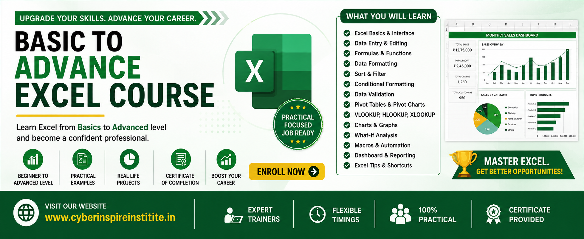 Basic to Advance Excel