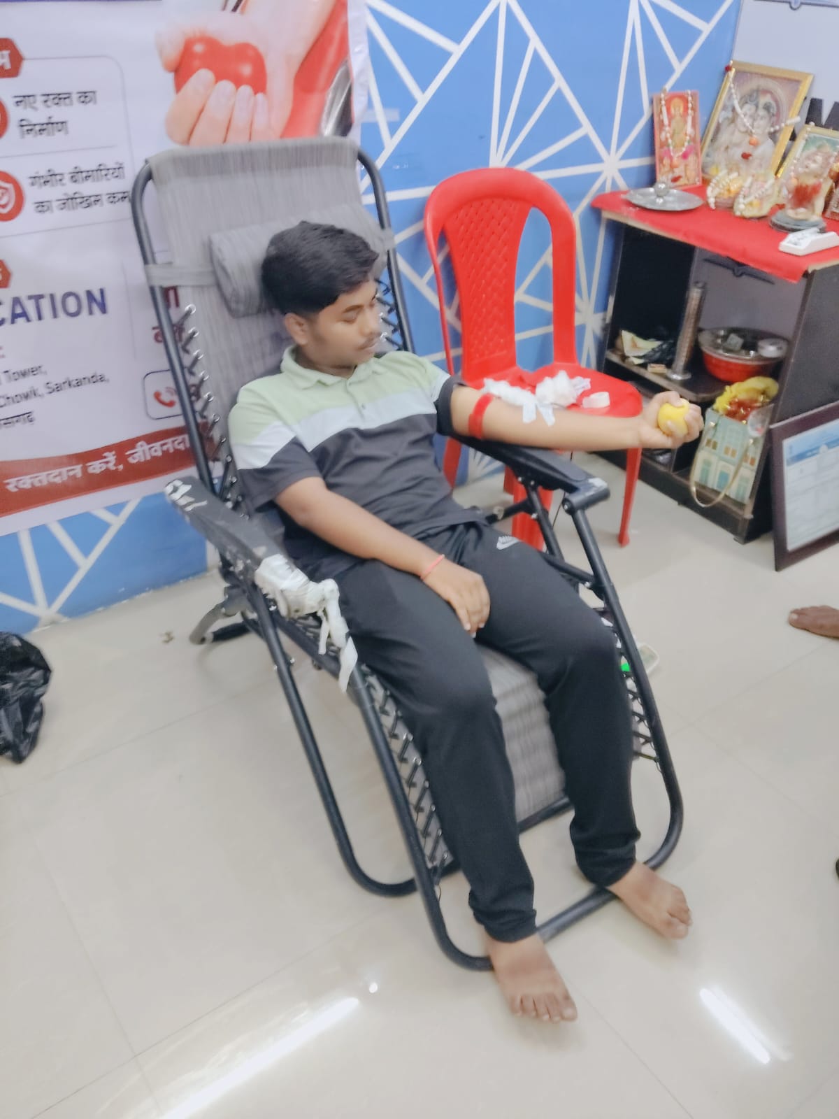Successful Blood Donation Camp Organized by DKM Education Subheading
