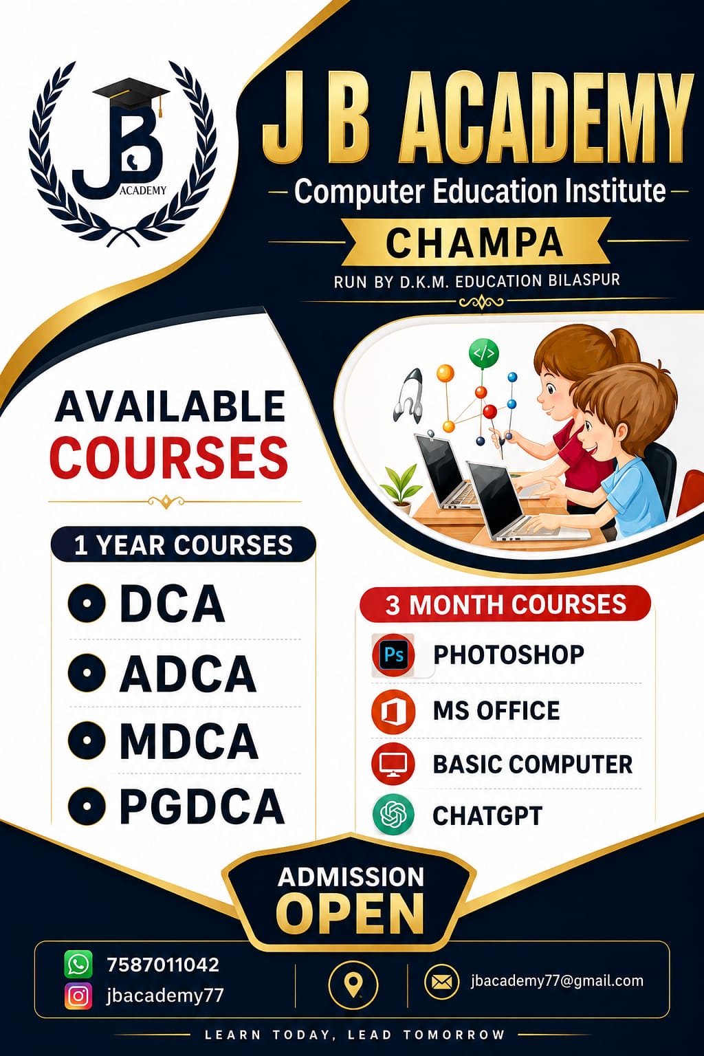 JB Academy (Powered by DKM Education) Champa – Our New Center is Now Open!