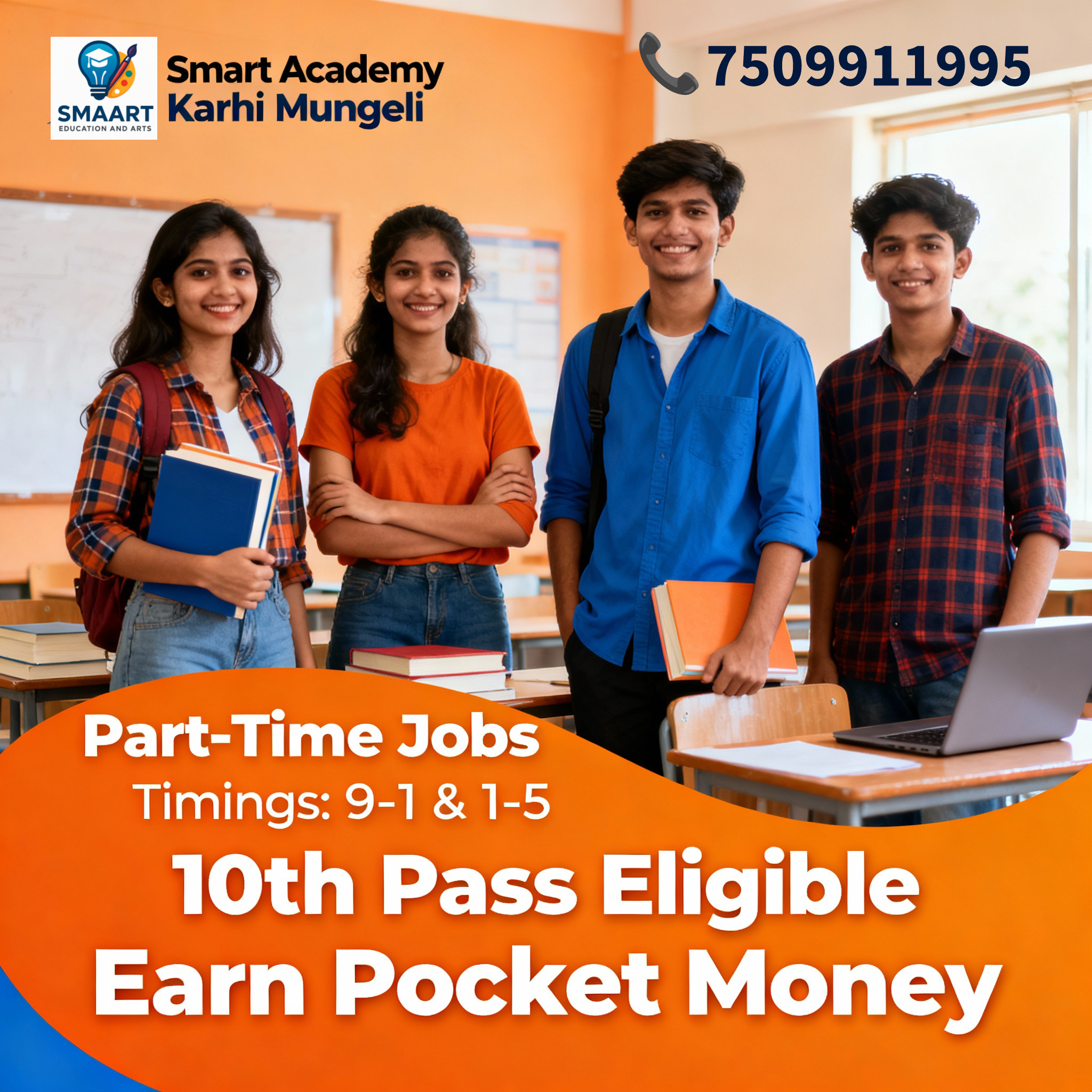 Part Time Jobs for Students Earn pocket Money while studying