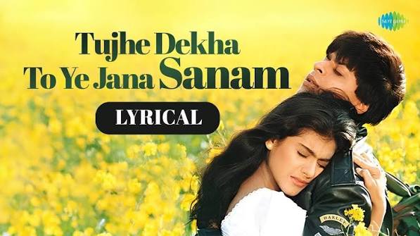tujhe dekha to ye jana saman song lyrics