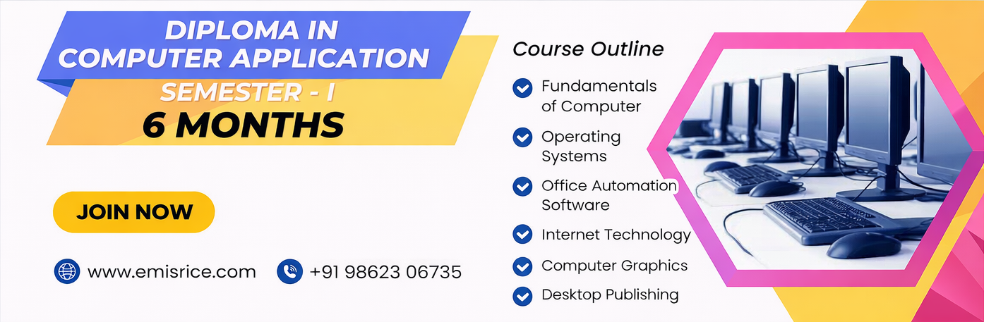 Diploma in Computer Application (Sem-I)