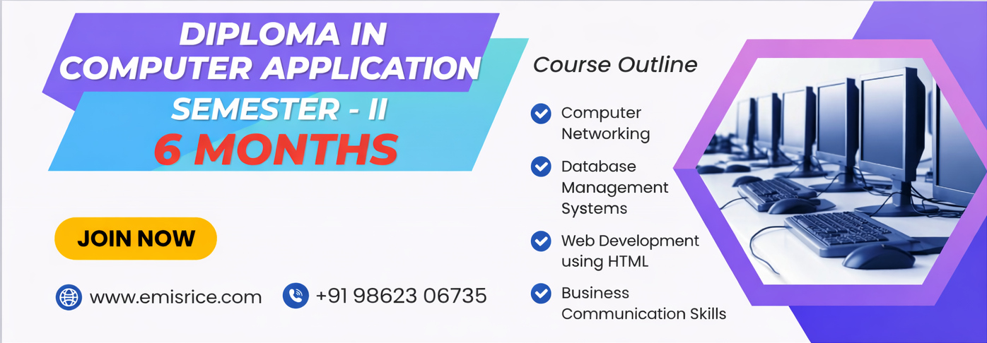 Diploma in Computer Application (Sem-II)