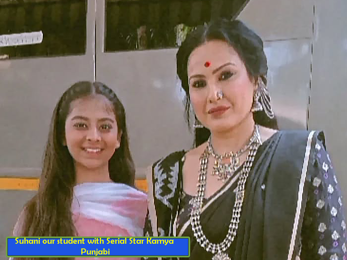 Our Achiever student with Kamya Punjabi
