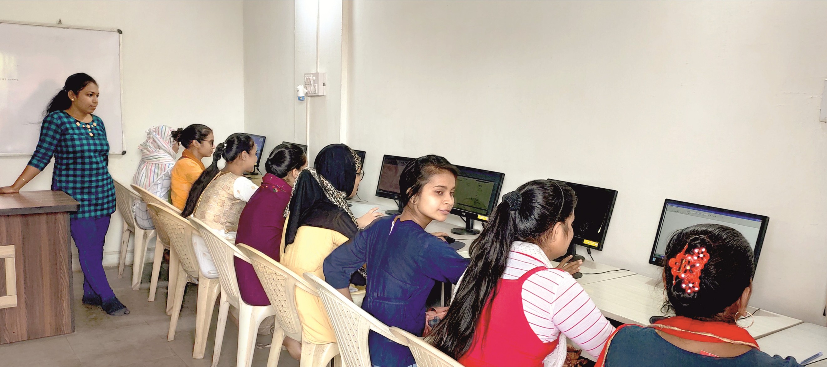 Teacher with Student Photo