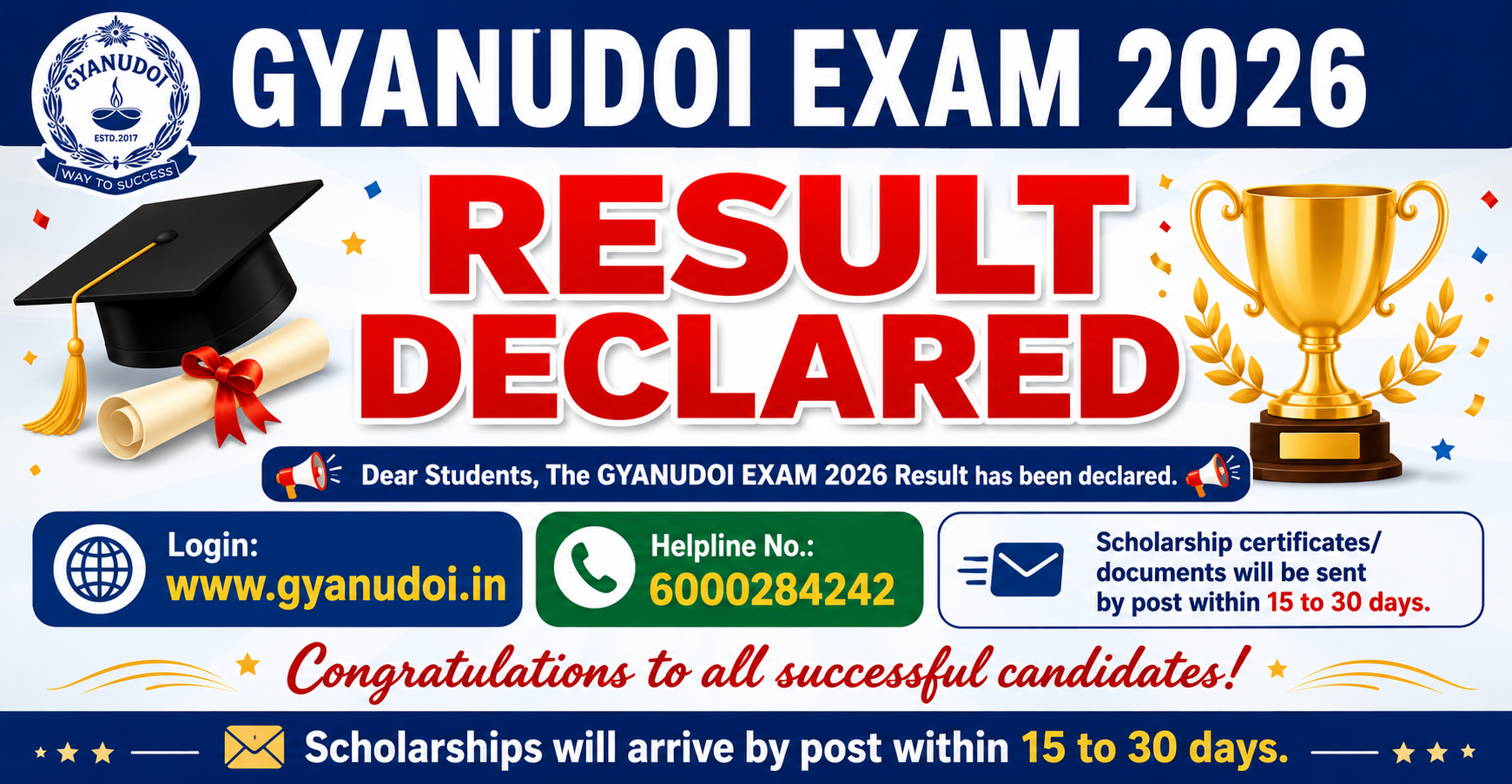 GYANUDOI SCHOLARSHIP EXAM 2026