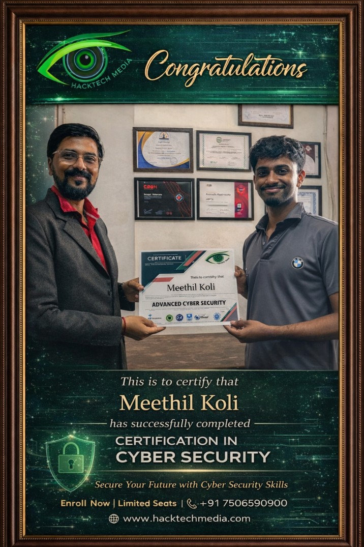 Meethil Koli - Cyber Security