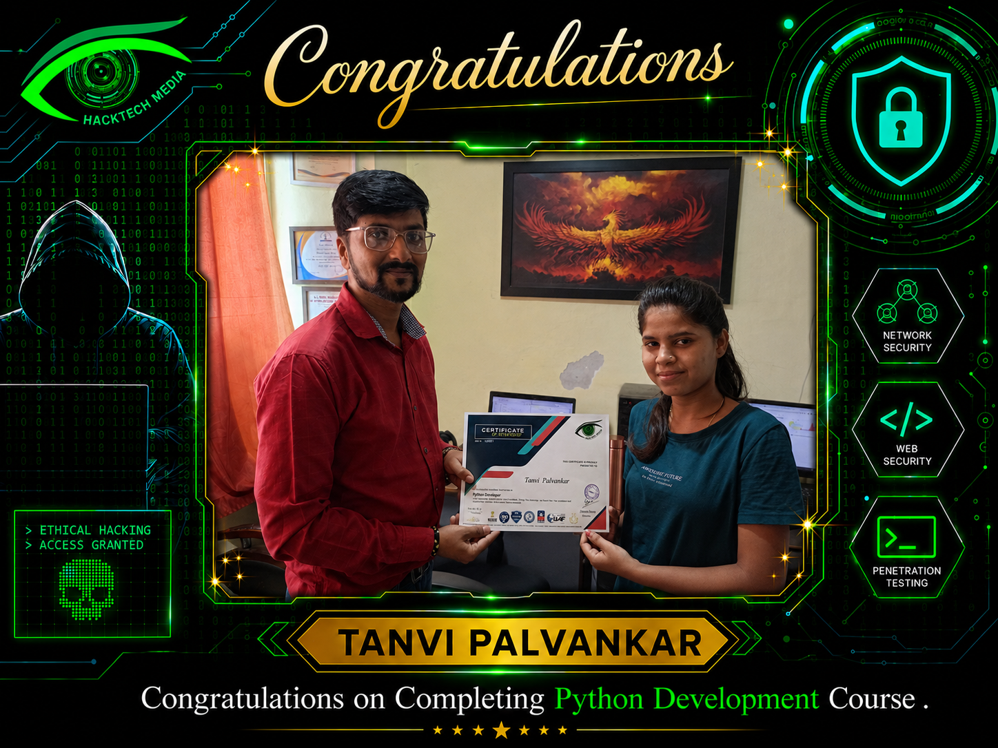 Tanvi Palvankar - Python Developer