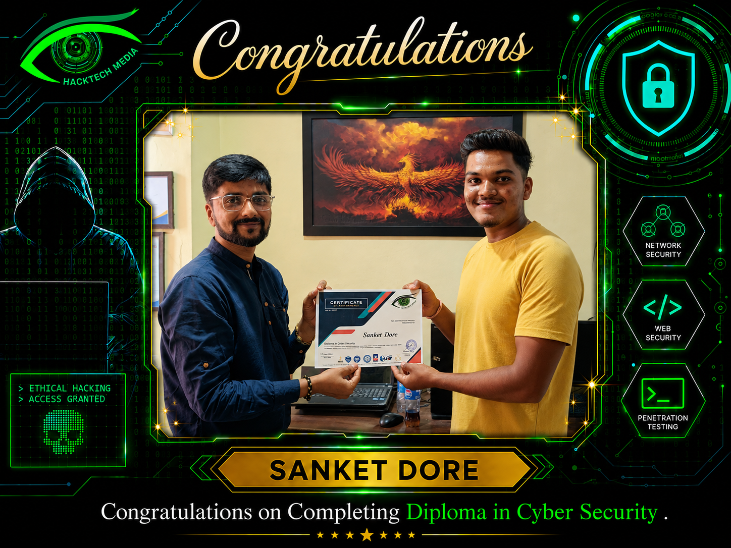 Sanket Dore - Diploma in Cyber Security