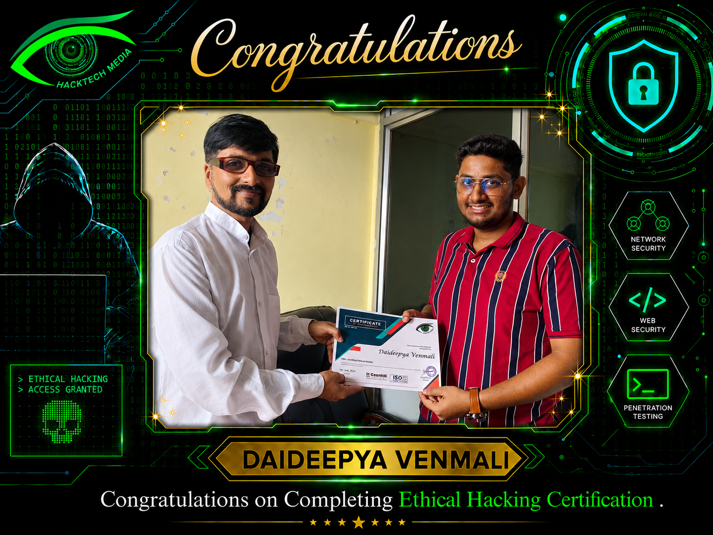 Daideepya Venmali - Ethical Hacker