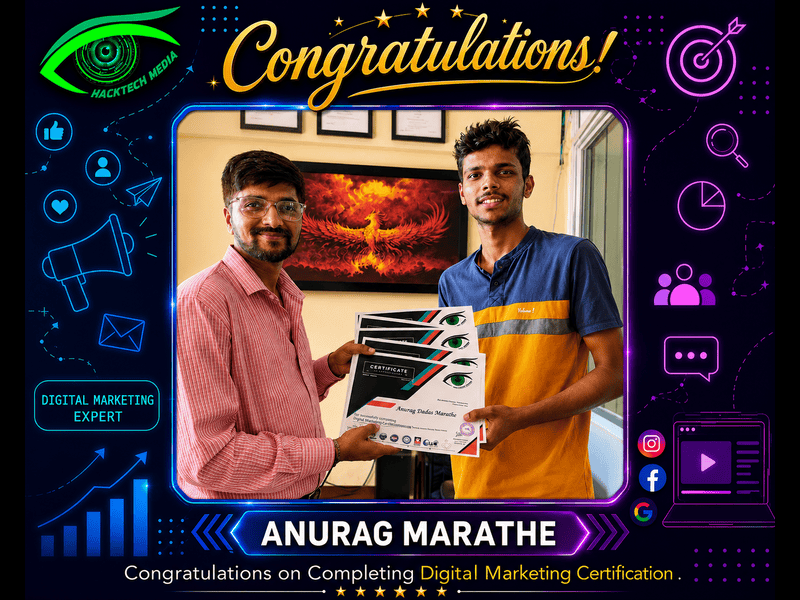 Anurag Marathe - Digital Marketer