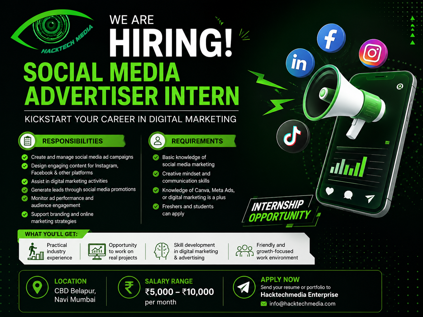 Social Media Advartiser Intern