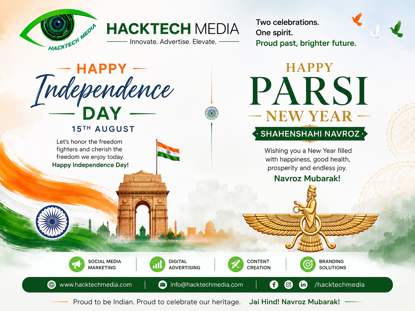 Independence Day & Parsi New Year Image