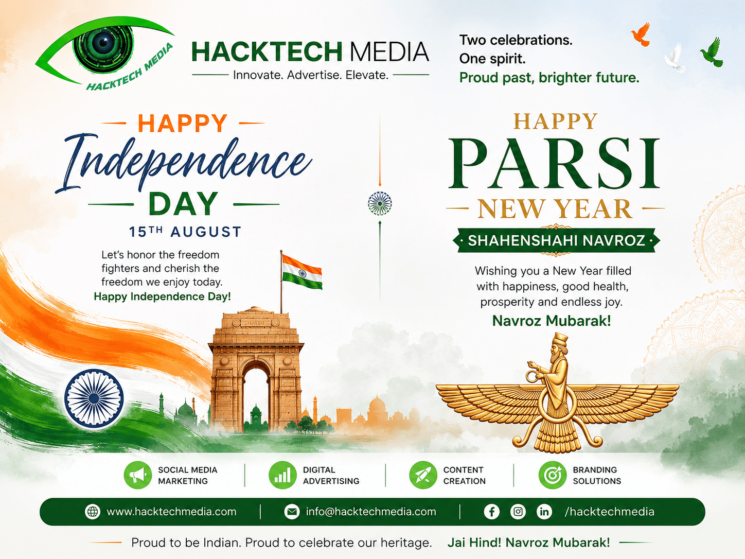 Independence Day & Parsi New Year Image