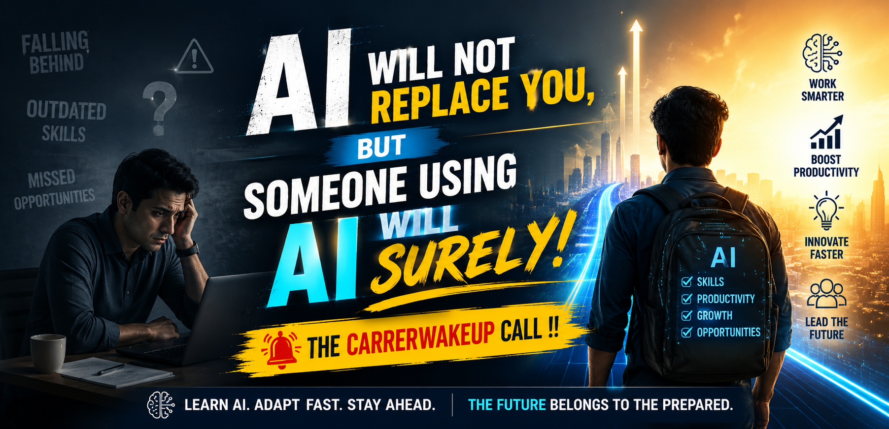AI Will Not Replace You, But Someone With AI Skills Will: The 2026 Career Wake-Up Call